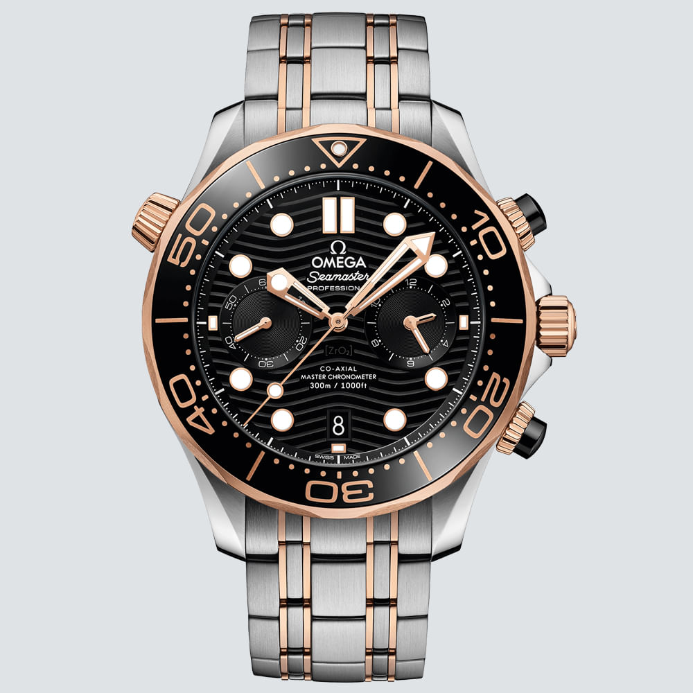 Omega Reloj Seamaster Diver 300M Oro con Acero 44mm plazavendome