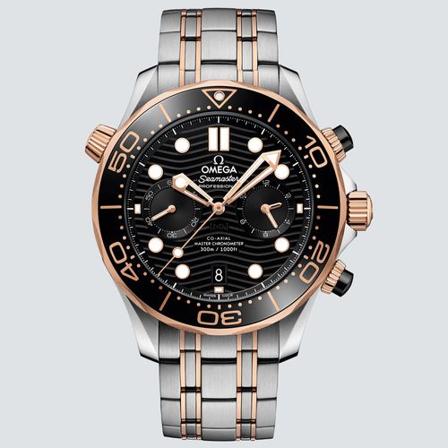 Omega Reloj Seamaster Diver 300M Oro con Acero 44mm