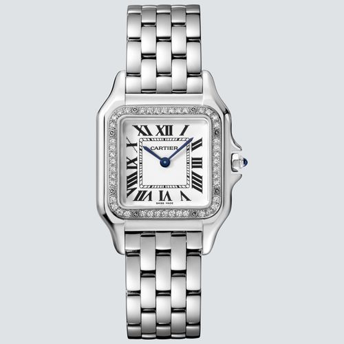 Cartier Reloj PANTHÈRE Acero y Diamantes 27mm x 37mm