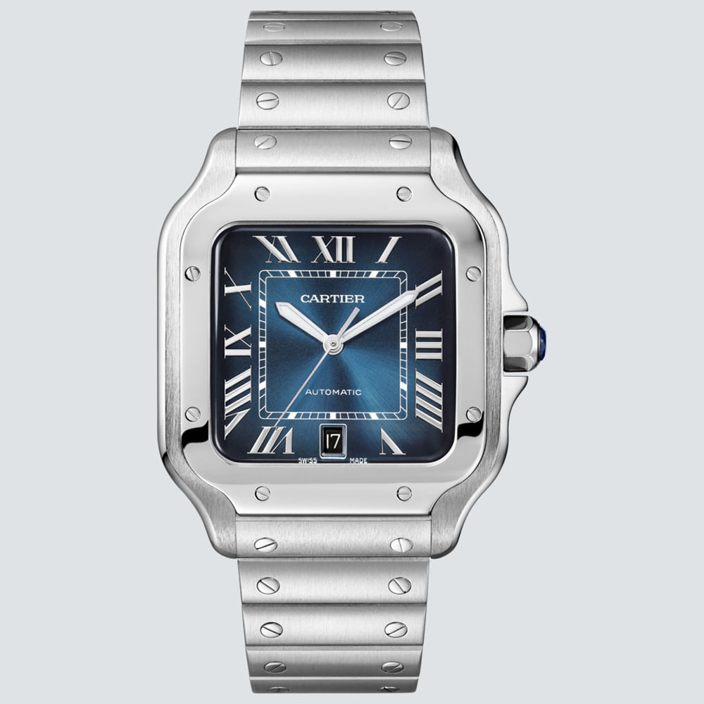 Cartier Reloj Santos de Cartier Acero con Correa Intercambiable y