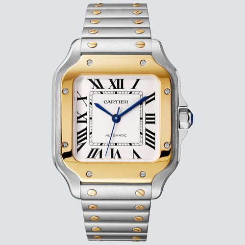 Cartier Reloj Santos de Cartier Acero y Oro Amarillo 18k 35,1 mm