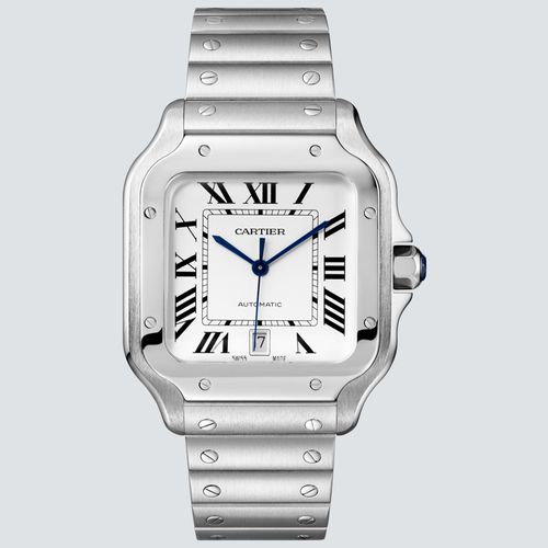 Cartier Reloj Santos de Cartier Acero con Correa Intercambiable 39,8 mm