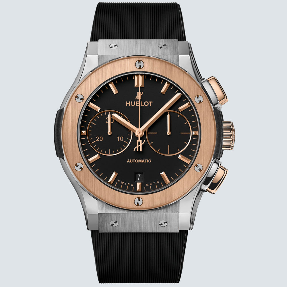 Rose Gold Hublot Azul Turquesa Hublot Reloj CLASSIC FUSION