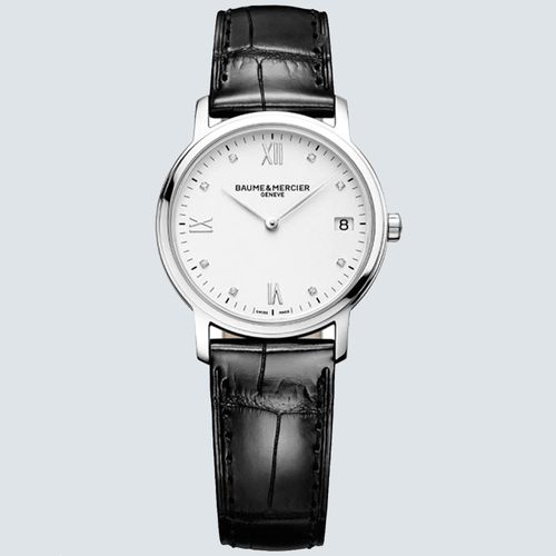 Baume & Mercier Reloj Classima M0A10146 con Diamantes Negro 33mm