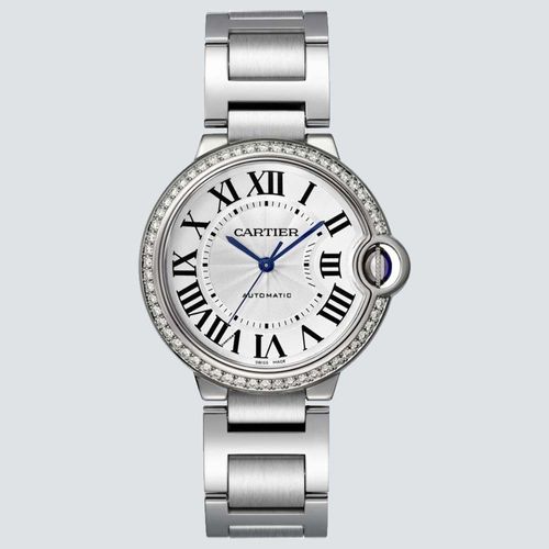 Cartier Reloj Ballon Bleu de Cartier Acero y Diamantes 36mm