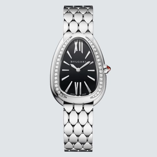 Bulgari Reloj Serpenti Seduttori Diamantes en Acero 33mm