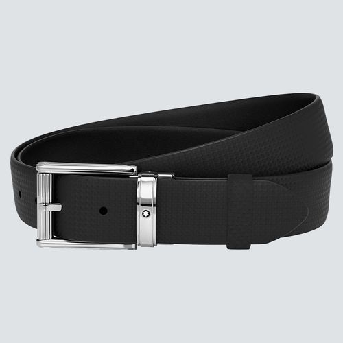 Montblanc Cinturón Negro 35mm