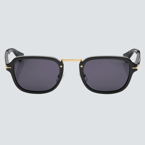 Gafas de sol cuadradas con montura de acetato gris - Gafas de sol de lujo –  Montblanc® US