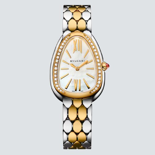 Bulgari Reloj Serpenti Seduttori Oro Amarillo y Acero 33 mm