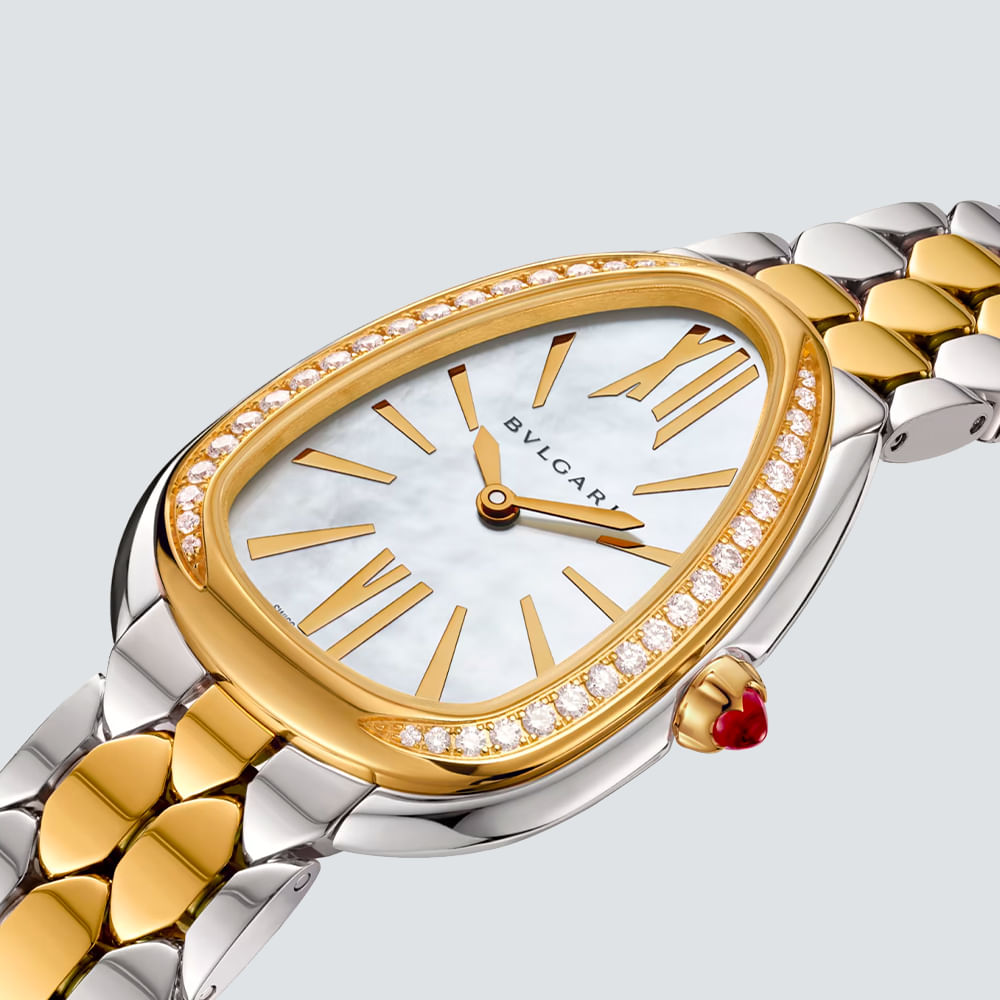 Bulgari Reloj Serpenti Seduttori Oro Amarillo Y Acero 33 Mm - Plazavendome