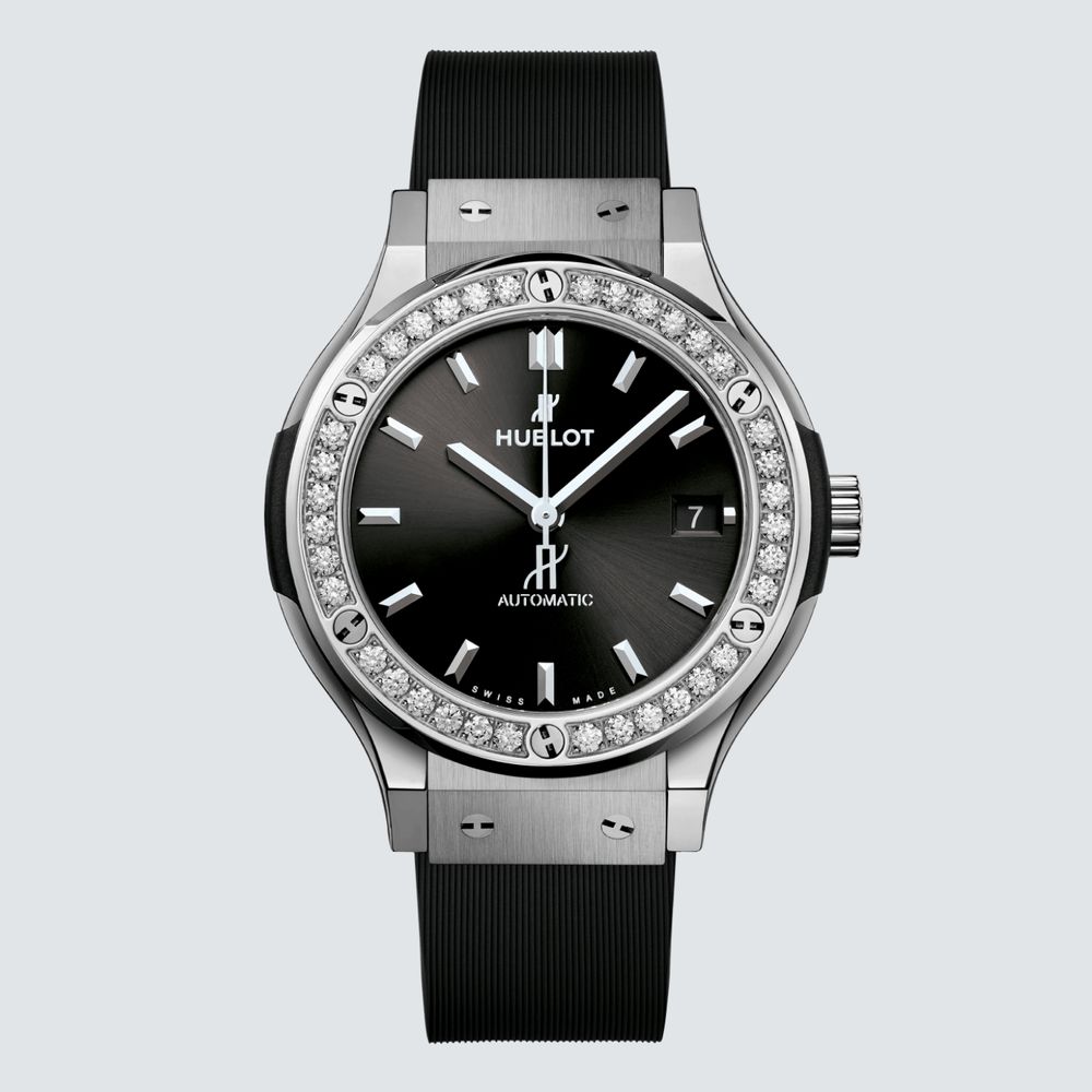 Hublot Reloj Classic Fusion Titanium con Dial Negro 38 mm