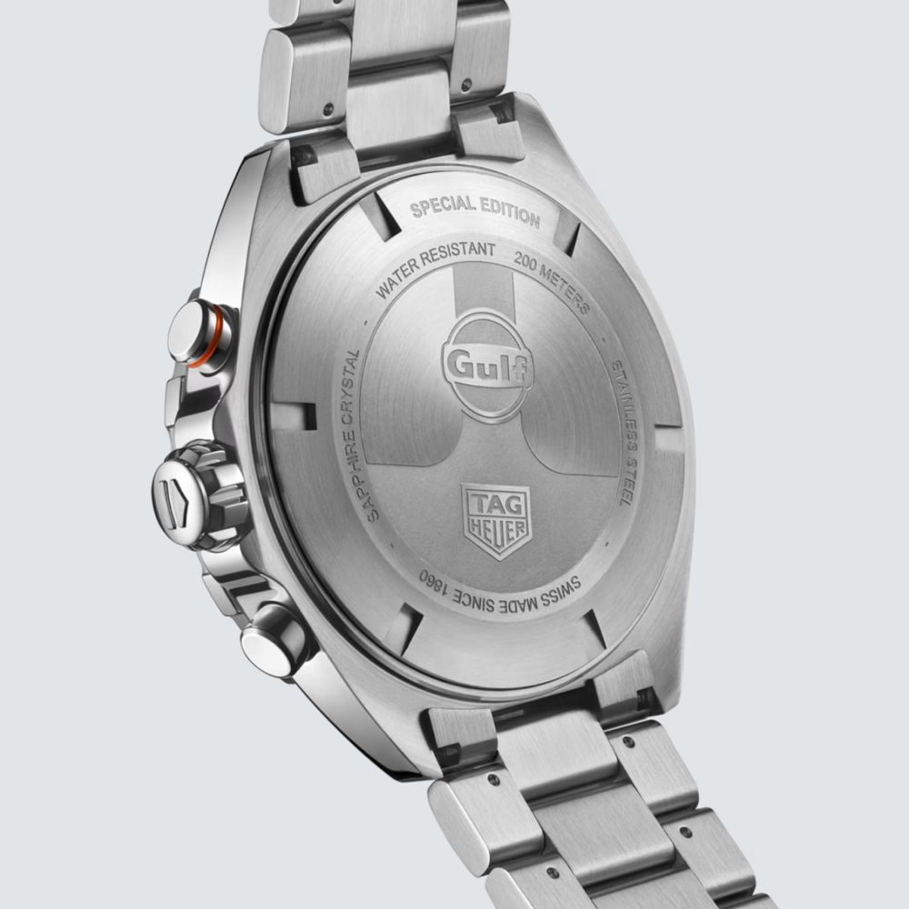 TAG Heuer Formula 1 Orologio Al Quarzo Uomo 43 Mm – Modello WAZ1010.BA0842. Quadrante Blu, Lunetta Girevole Unidirezionale, Bracciale Acciaio, Impermeabile 200m. - 3
