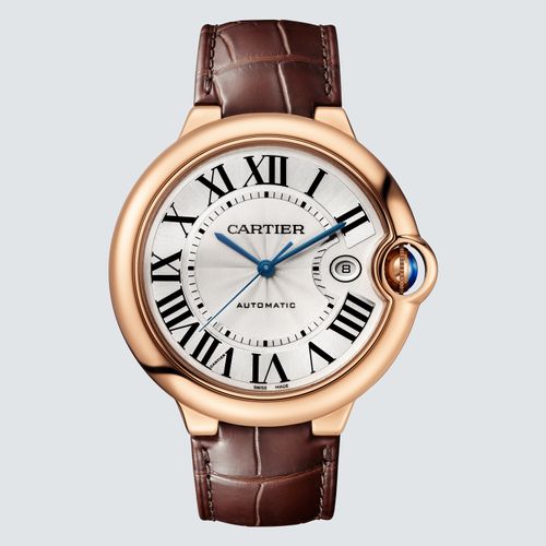 Cartier Reloj Ballon Bleu de Cartier Oro Rosa y Piel Automático 42 mm