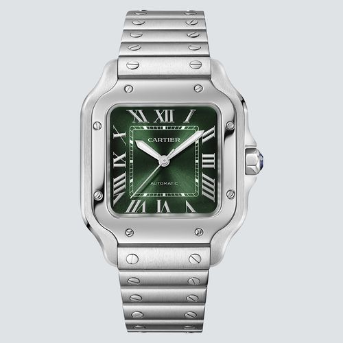 Cartier Reloj Santos Dial Verde 35.1 mm x 41.9 mm