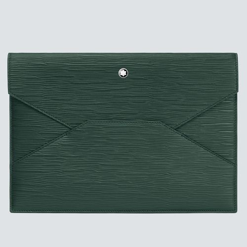 Montblanc Bolso de Mano Envelope Meisterstück 4810 Verde Británico