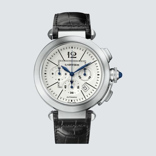 Cartier Reloj Pasha con Correa de Cuero 42mm