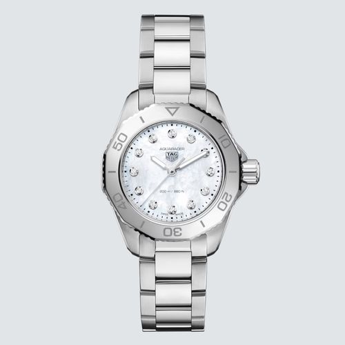 TAG Heuer Reloj Aquaracer Professional 200 Acero y Diamantes 30 mm