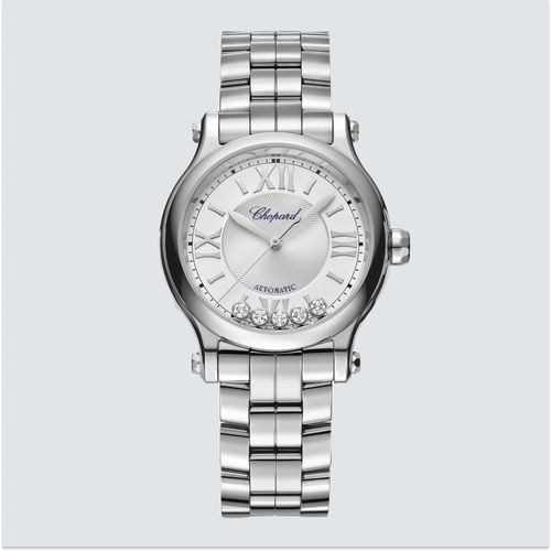 Chopard Reloj Happy Sport Automático Lucent Steel™ Diamantes 33 mm