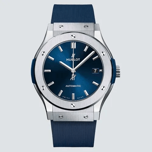 Hublot-Reloj-Classica-Fusion-Titanium-Blue-42-mm-1