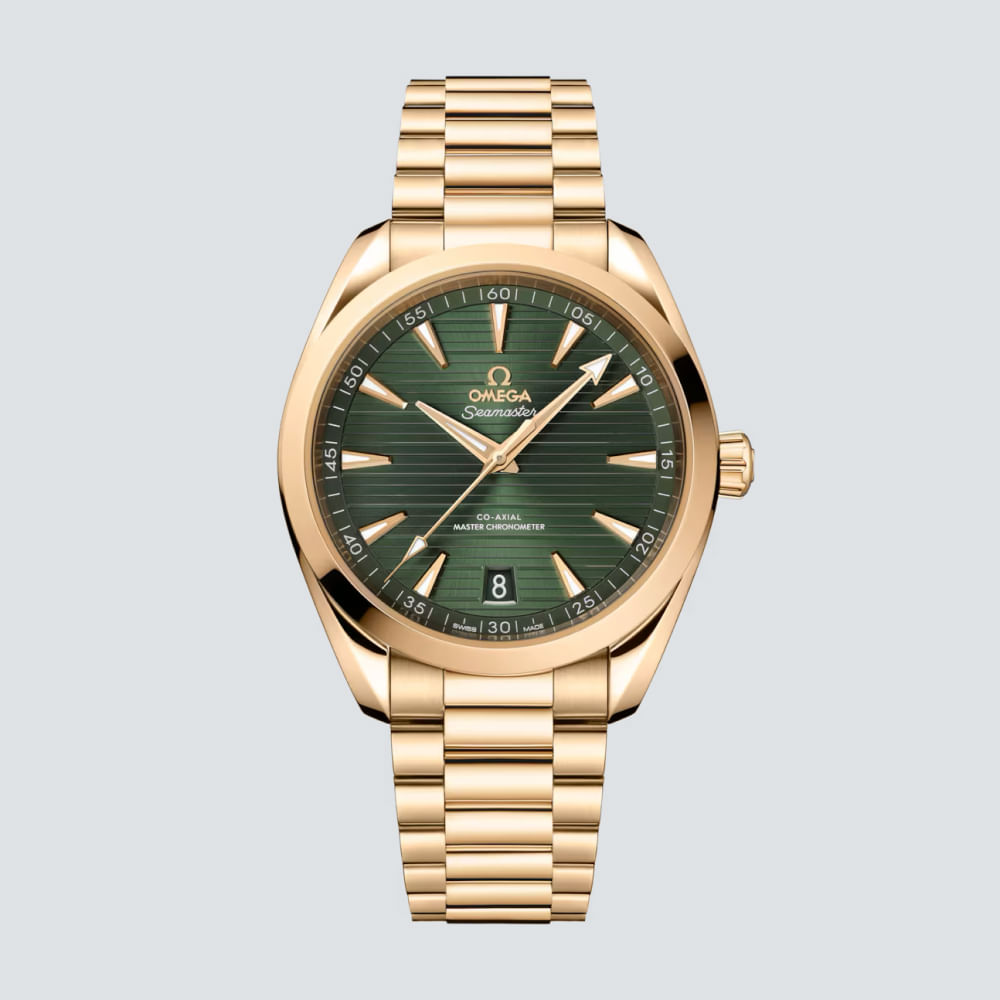 Omega Reloj Seamaster Aqua Terra Oro Moonshine 150 M 41 Mm